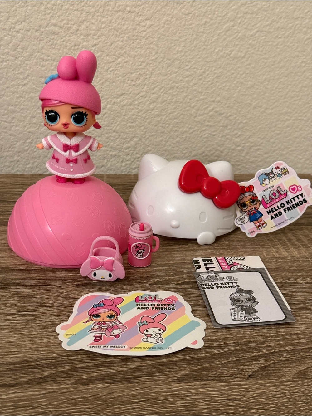 L.O.L Surprise! Loves Hello Kitty and Friends Doll SWEET MY MELODY